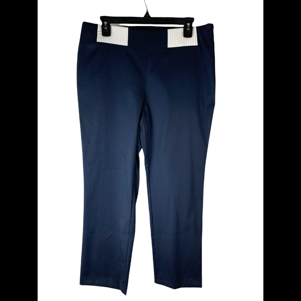 Womens NWT Navy MOVETES GOLF  Stretch Pants 14